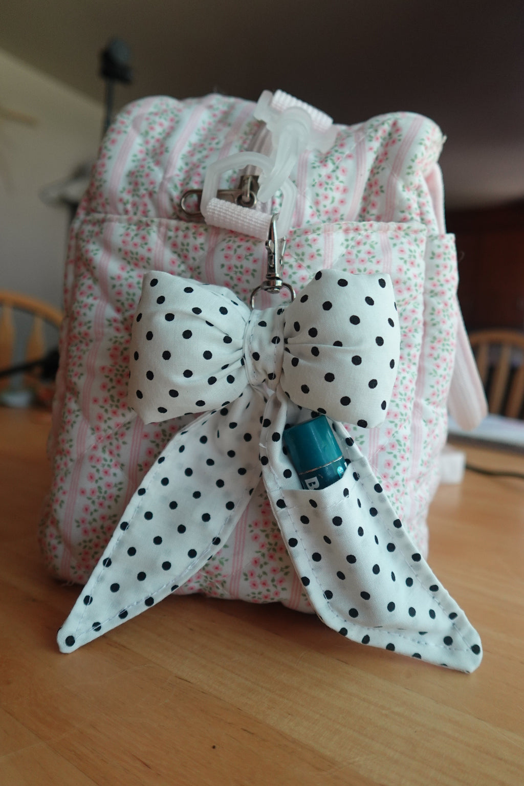 Polka Dot ChapStick holder