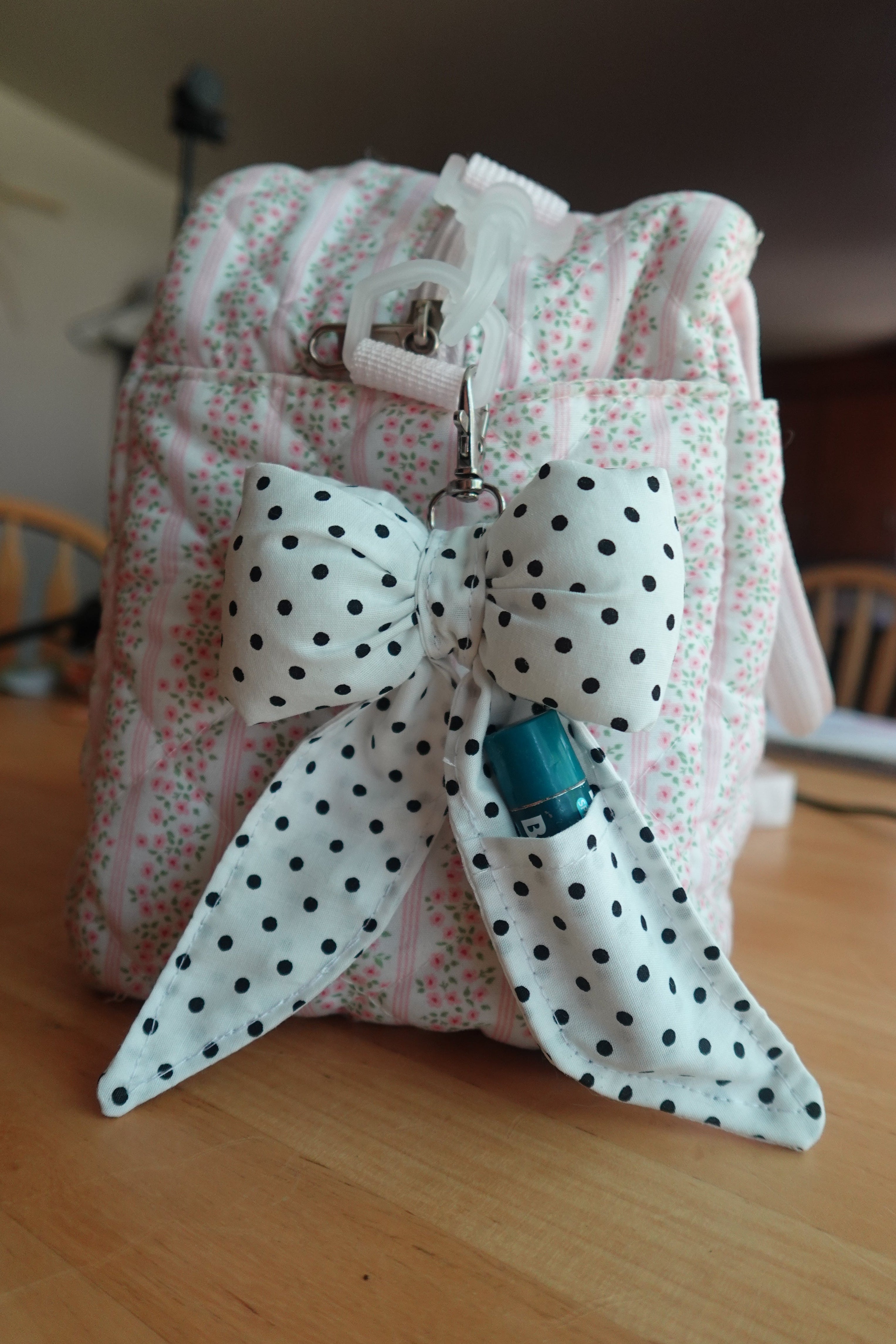 Polka Dot ChapStick holder