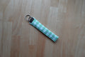 Green Gingham Wristlet